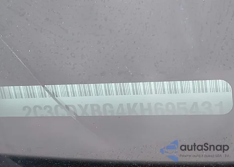 2019 Dodge Charger Sxt Rwd из США, поврежденный, VIN 2C3CDXBG4KH695431